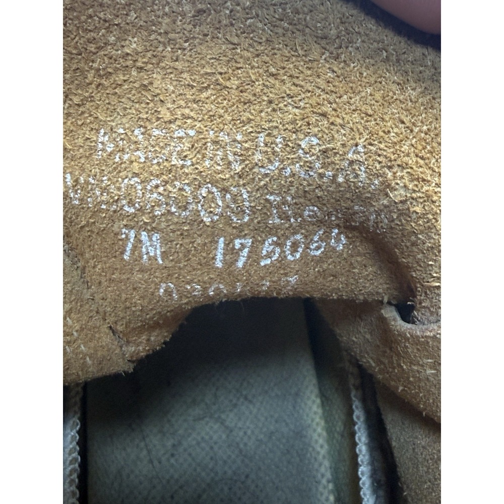 L.L. Bean Bean Boots Mens 7M Women's 8.5 Brown Leather Rubber Duck Boots USA 6" - Picture 7 of 9